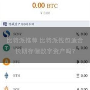 比特派推荐 比特派钱包适合长期存储数字资产吗？
