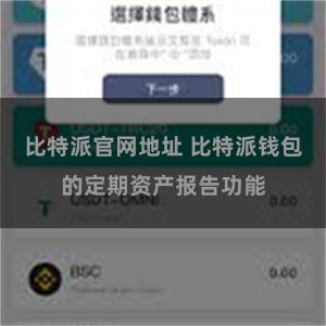 比特派官网地址 比特派钱包的定期资产报告功能