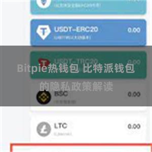 Bitpie热钱包 比特派钱包的隐私政策解读