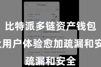 比特派多链资产钱包  让用户体验愈加疏漏和安全